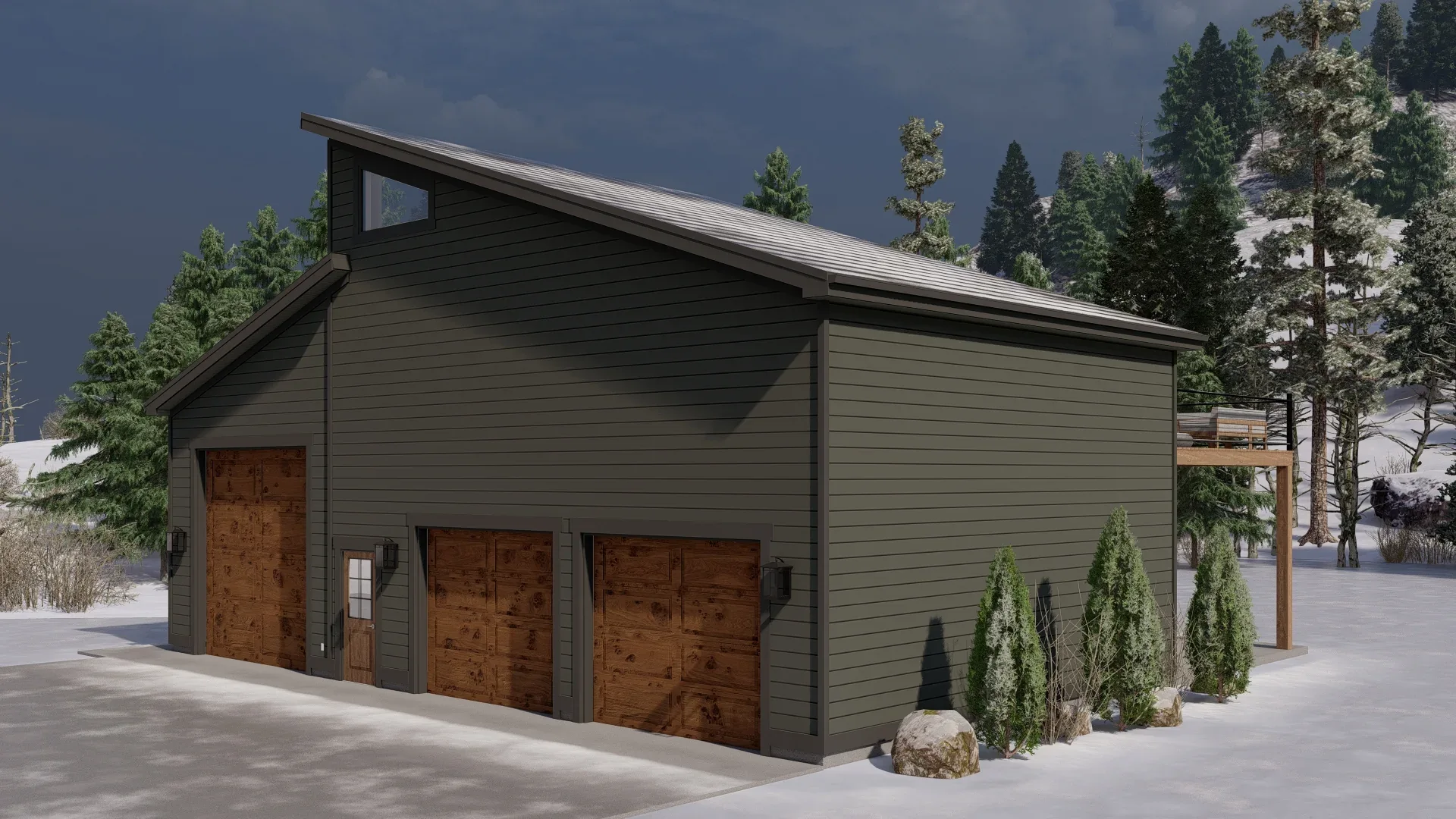 Carriage House Door Conversion for Detached Garages and Workshops